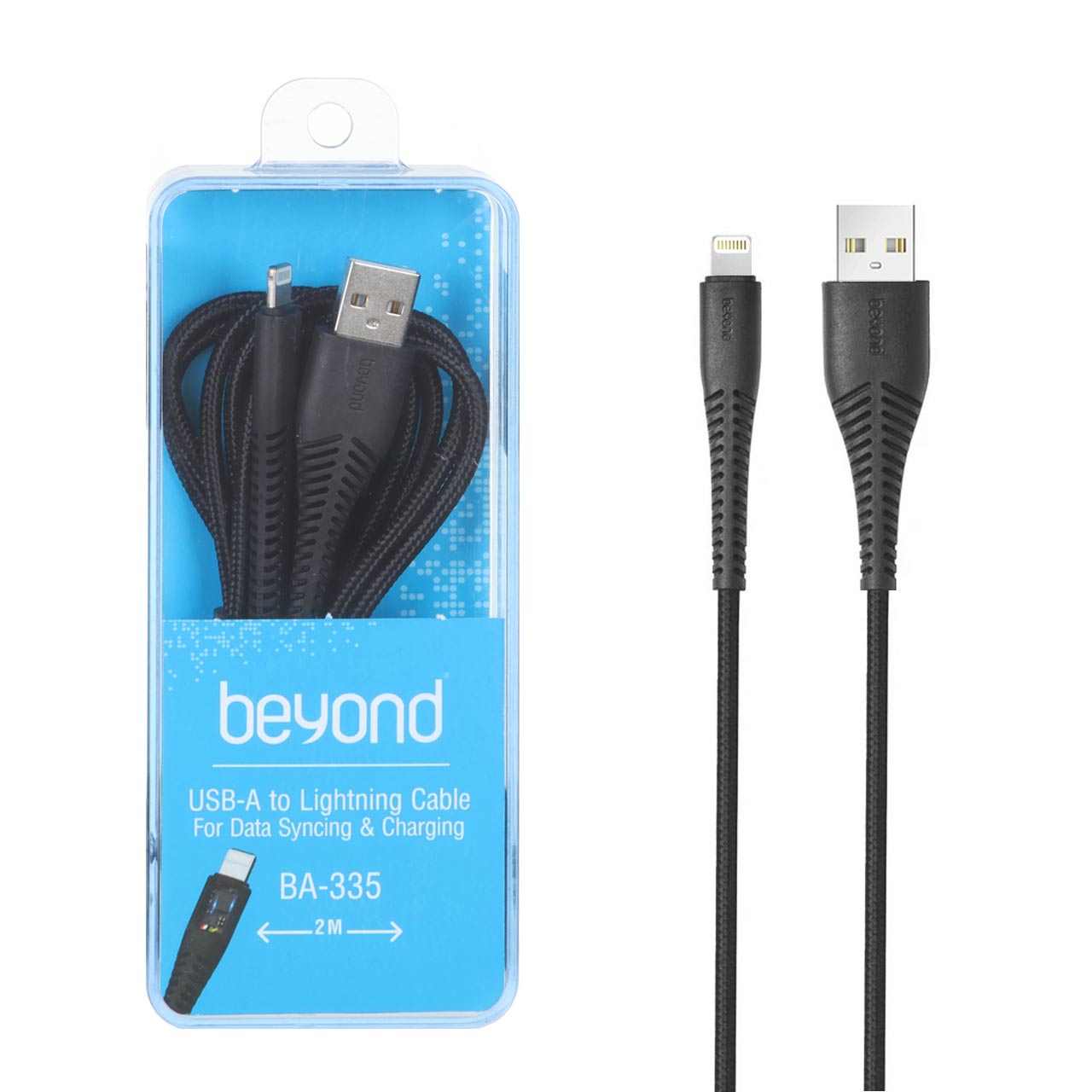 کابل شارژ آیفون beyond مدل BA-335 - مشکی - RYL