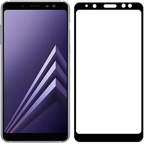 محافظ صفحه نمایش شیشه‌ ای سامسونگ Full Glass Screen Protector Samsung Galaxy A8 Plus 2018