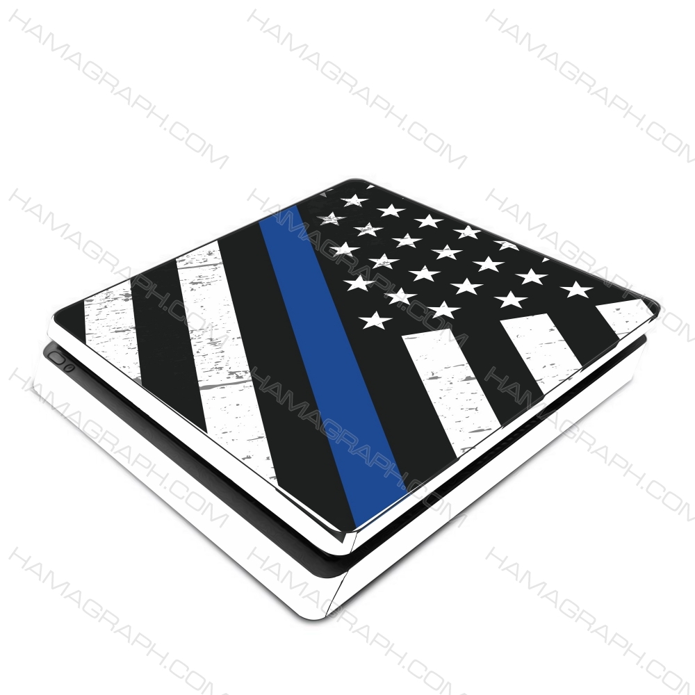 استیکر کنسول PS4 طرح blue usa flag