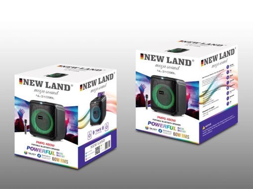 اسپیکر شارژی نیولند مدل NL-3109 BL