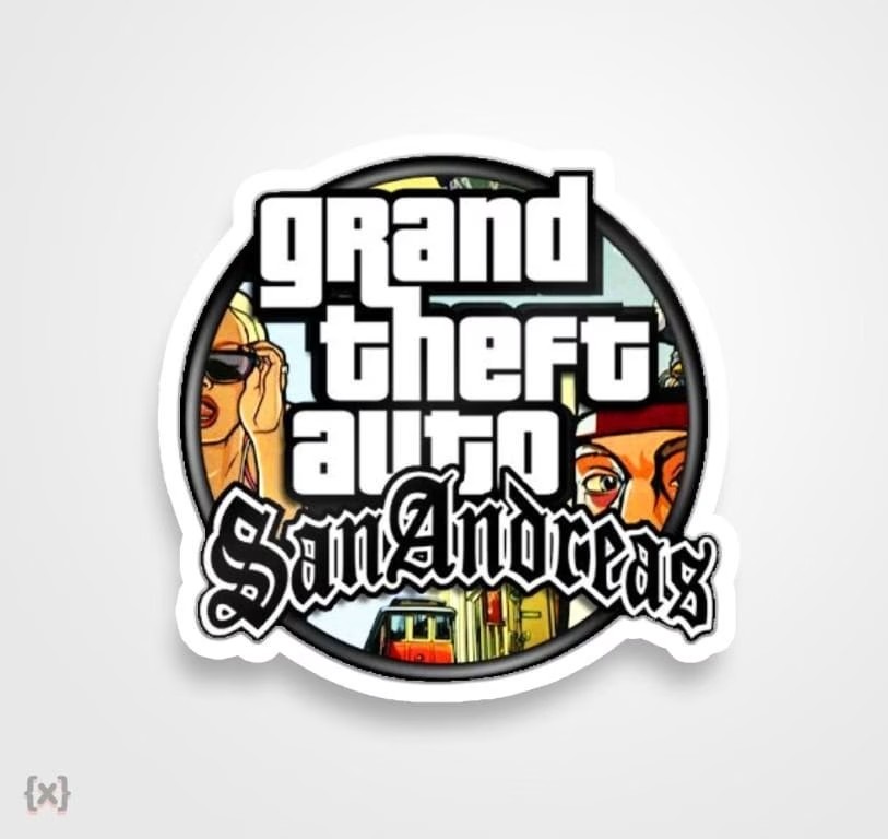 استیکر/ برچسب 19 GTA