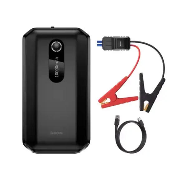 جامپ استارتر و پاوربانک خودرو بیسوس Baseus Super Energy Air Car Jump Starter CGNL020101 10000mAh