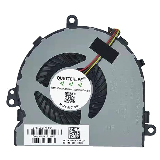 FAN HP 15-AC/15-AY 4WIRE ORG | فن لپتاپ HP 15-AC و 15-AY