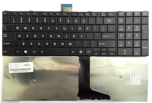 KEYBOARD TOSHIBA C50 مشکی | کیبورد لپ‌تاپ Toshiba Satellite C50