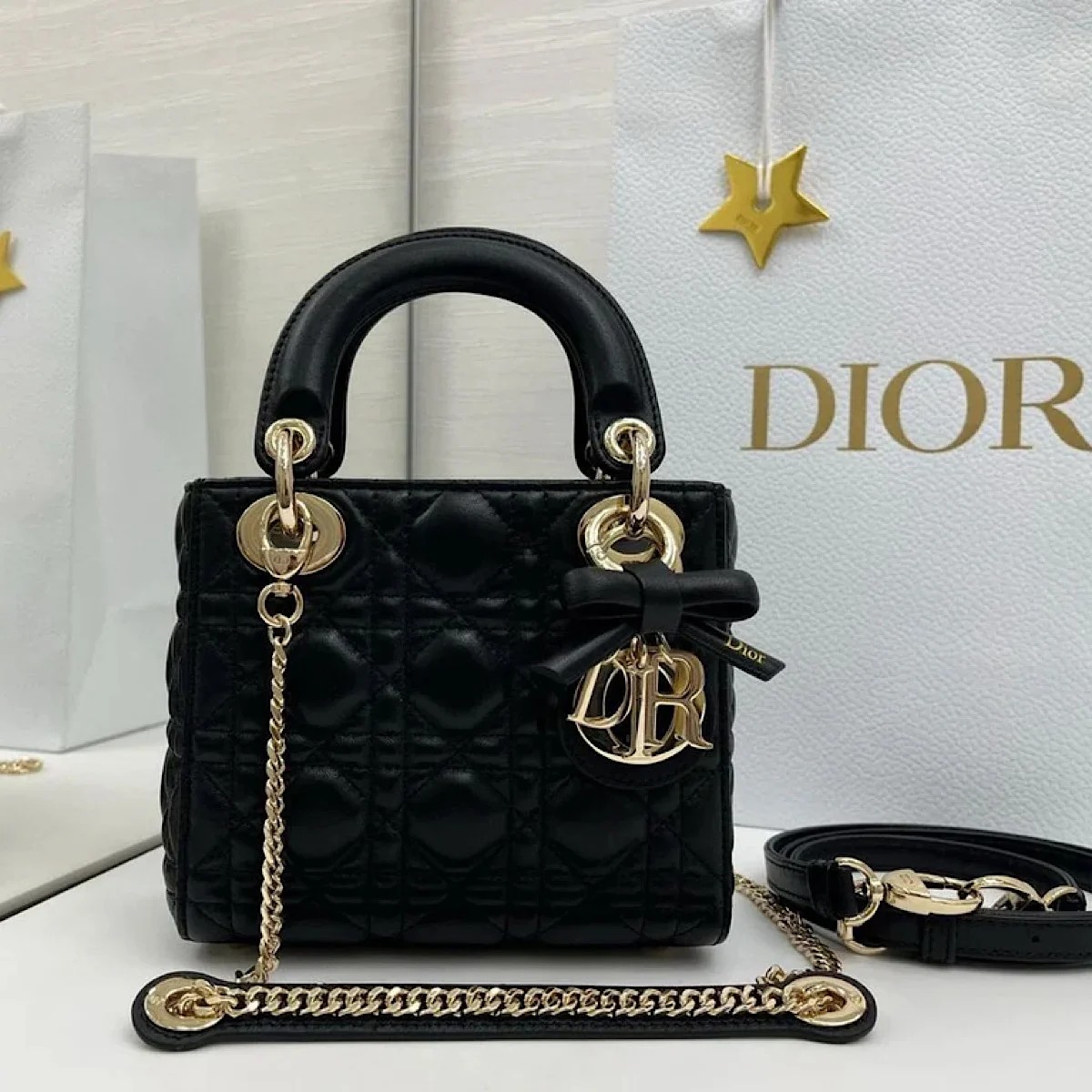 کیف دیور (Dior lambskin cannage lady bag)