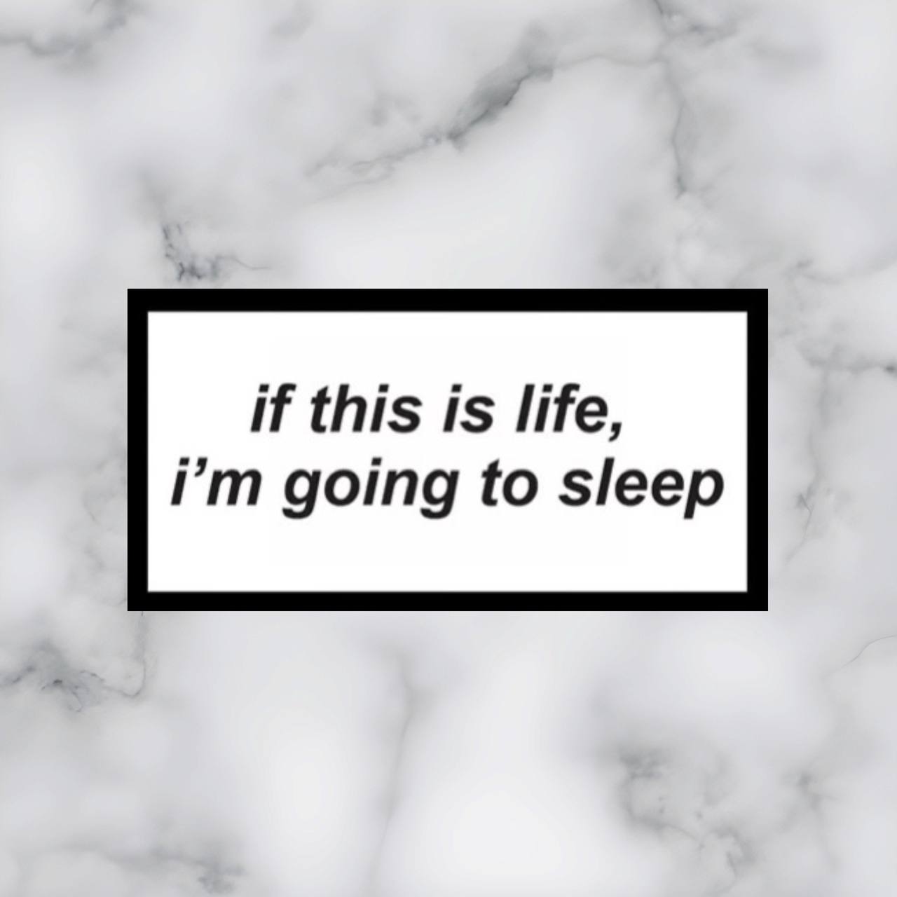 استیکر طرح نوشته (if this is life)