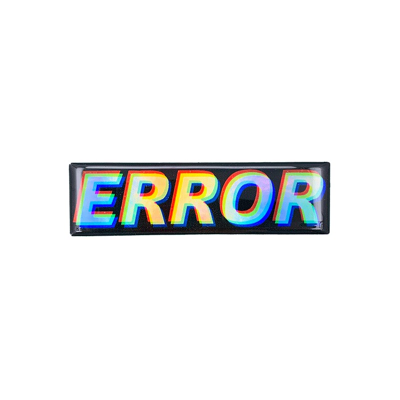 استیکر ژله ای هولوگرامی – تکست – ERROR – ارور