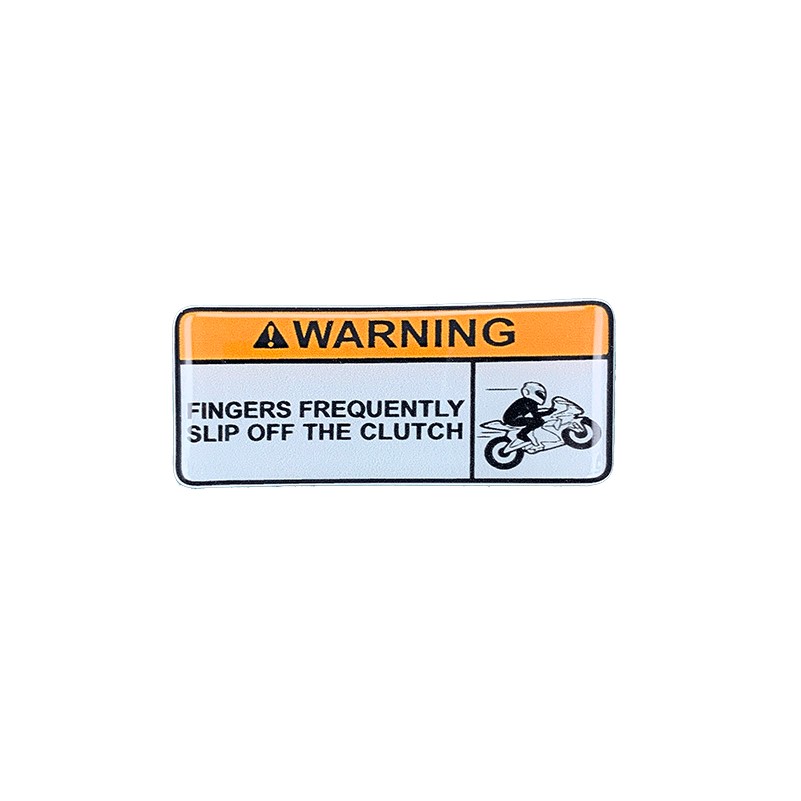 استیکر ژله ای WARNING