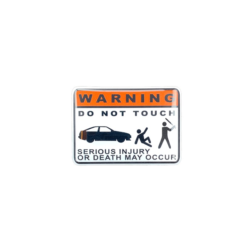 استیکر ژله ای WARNING