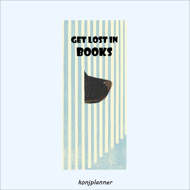 بوکمارک get lost in books