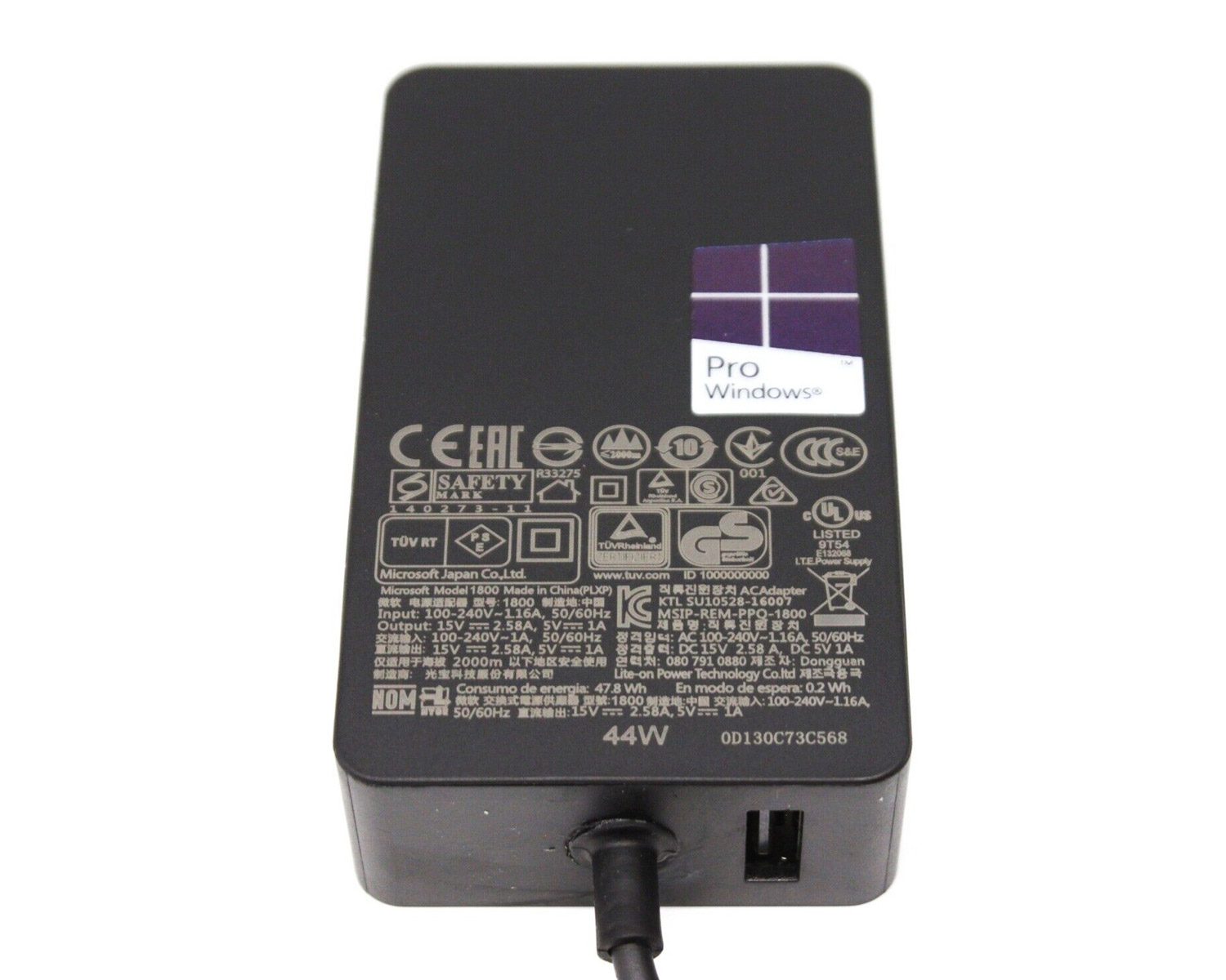 آداپتور اورجینال تبلت مایکروسافت Microsoft Surface 15V 6.33A با کانکتور مغناطیسی 102 وات