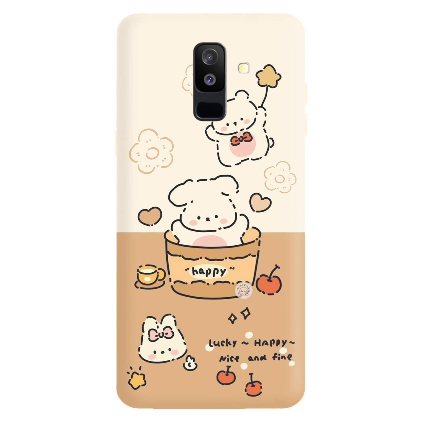 قاب گوشی A6 PLUS طرح خرس دخترانه