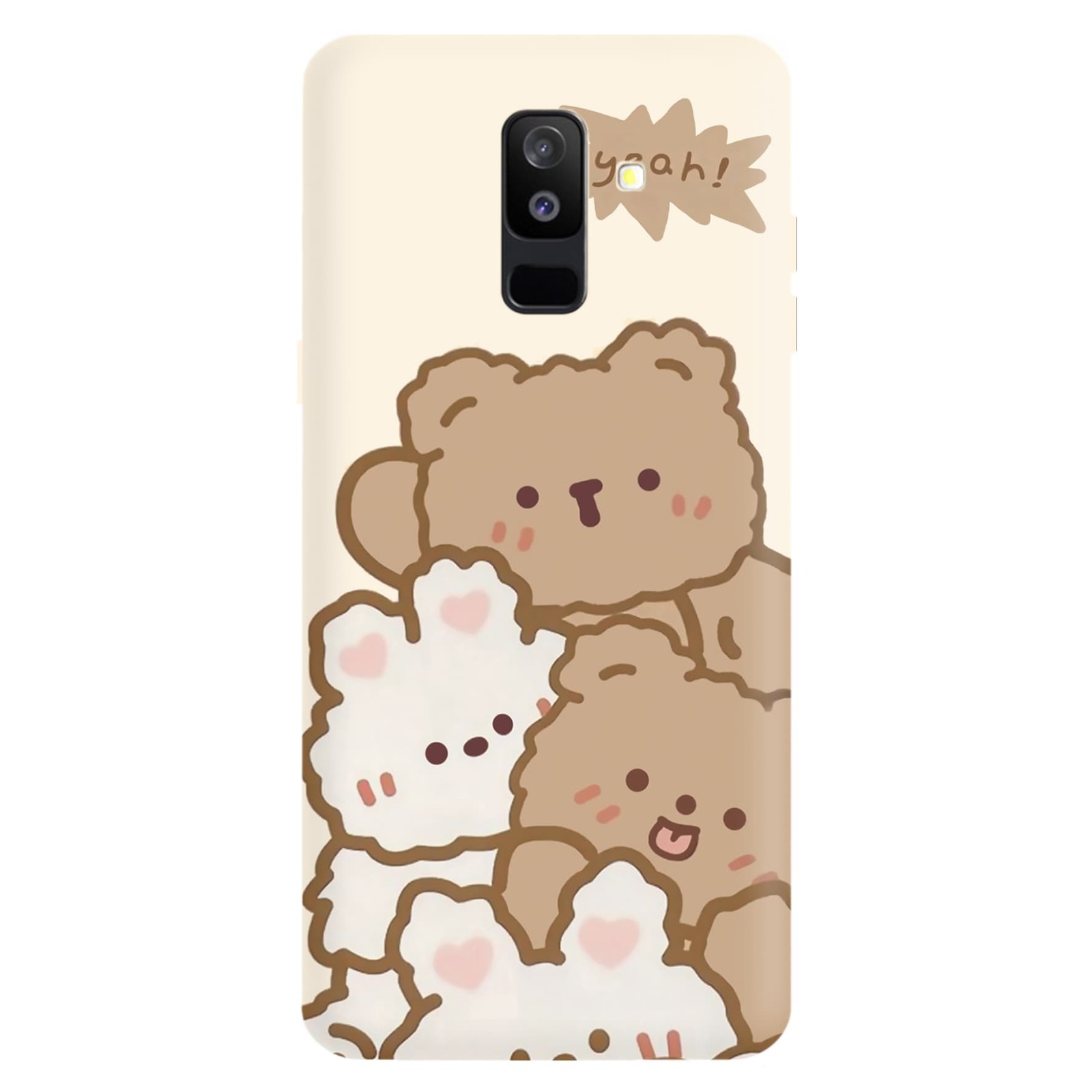 قاب گوشی A6 PLUS طرح خرس بیر