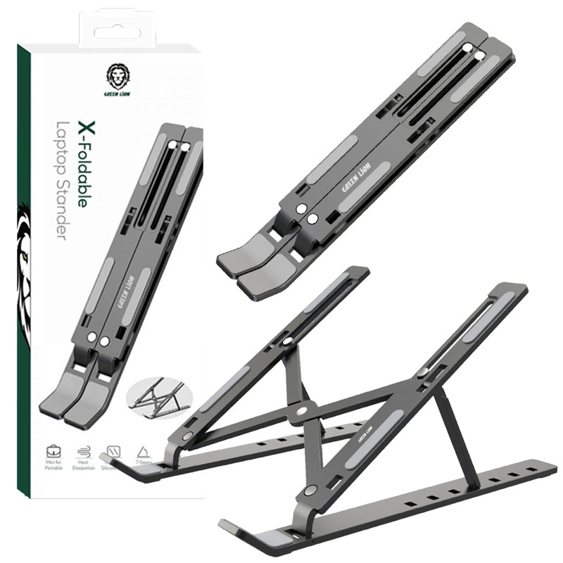 استند لپ تاپ چند حالته Green Lion X-Foldable Laptop Stander