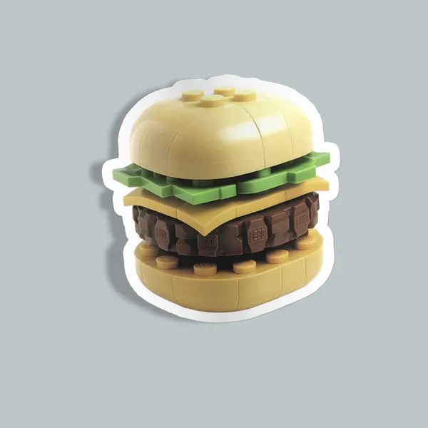استیکر Lego burger