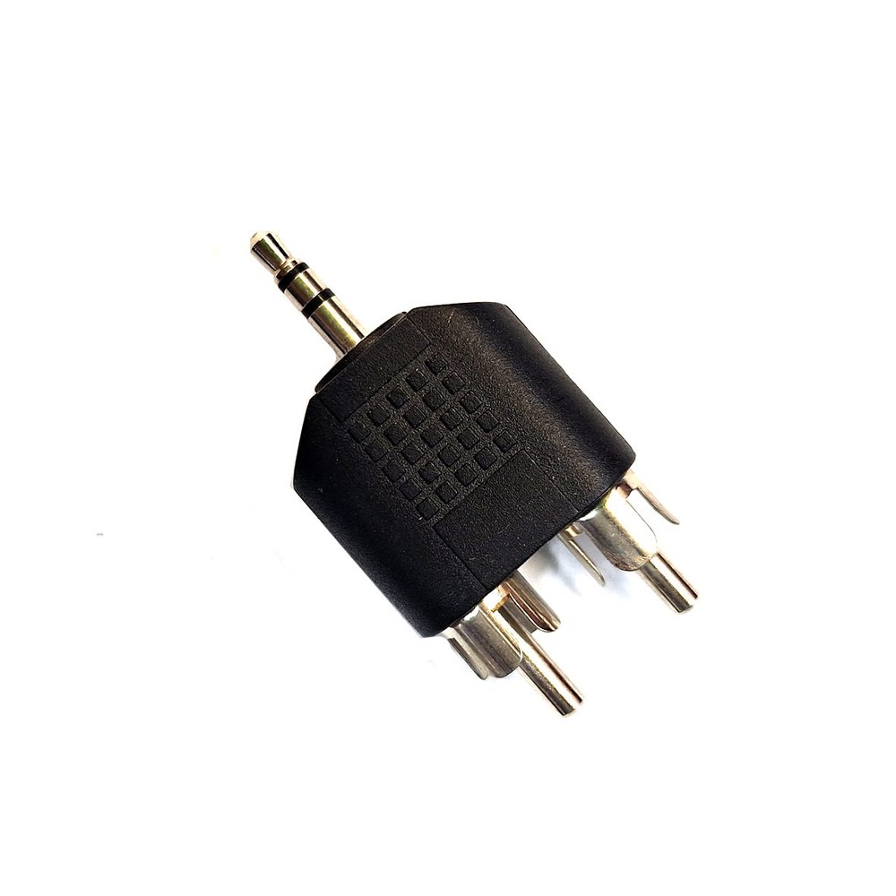 تبدیل AV مدل 2 سر نری به جک 3.5 میلیمتری کد 8600