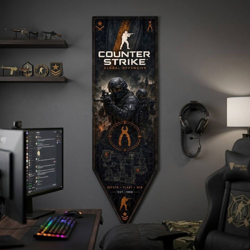 فلگ Counter Strike مدل 2
