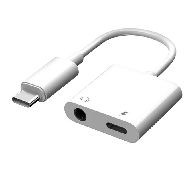 تبدیل type C به type C & jack 3.5mm caza k6