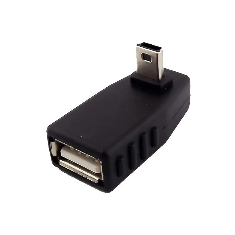 تبدیل Mini USB به USB مادگی مدل سر کج – حراج استثنایی به قیمت خرید