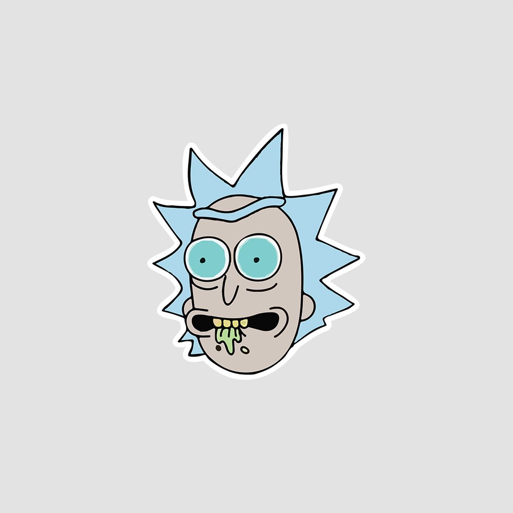 استیکر Rick Surprised face