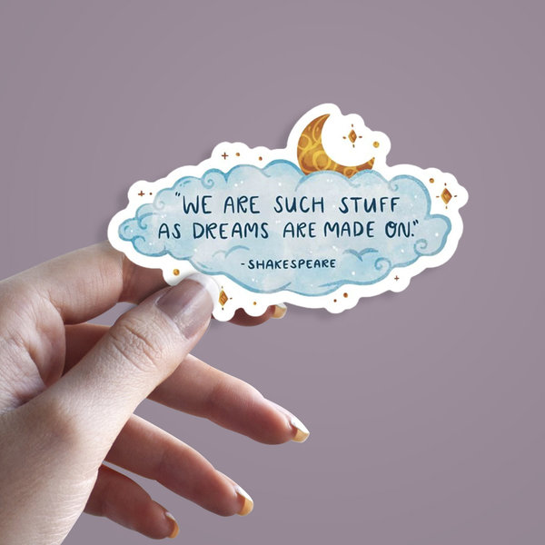 استیکر متن DREAMS ARE MADE ON