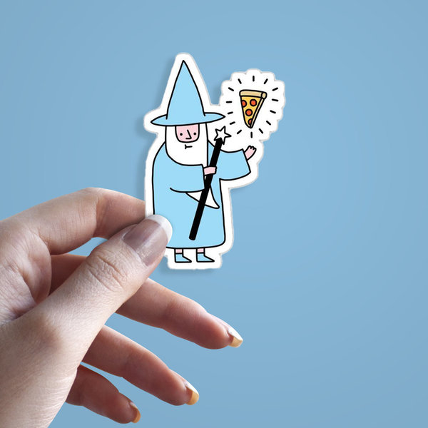 استیکر Pizza Wizard