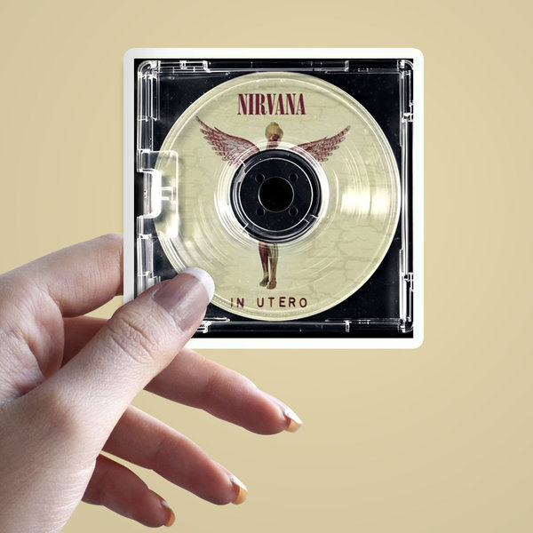 استیکر nirvana Angel CD