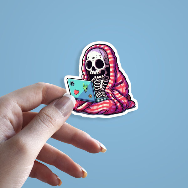 استیکر skeleton work