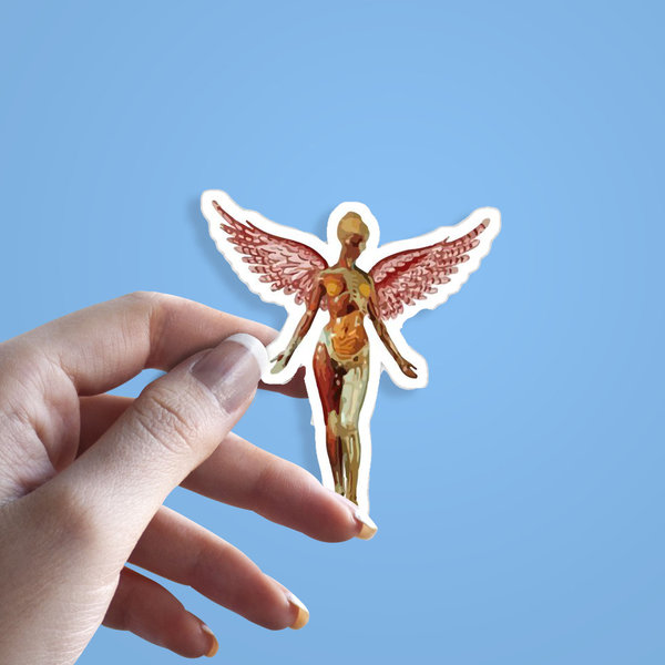 استیکر nirvana Angel