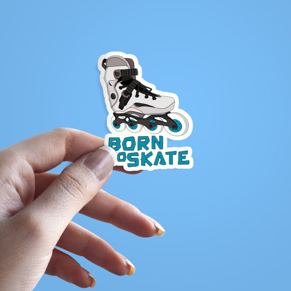 استیکر Born to skate
