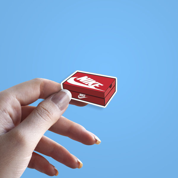 استیکر Nike box