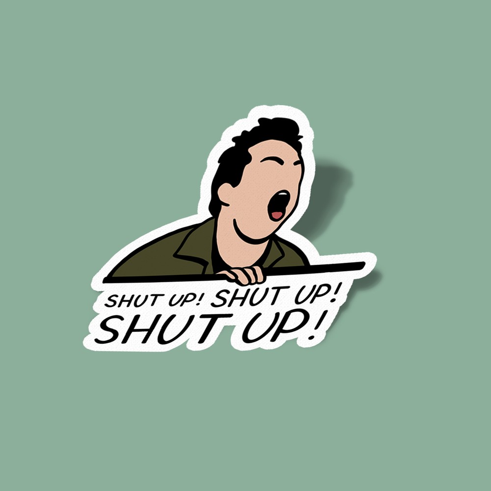استیکر Shut Up (Colored)