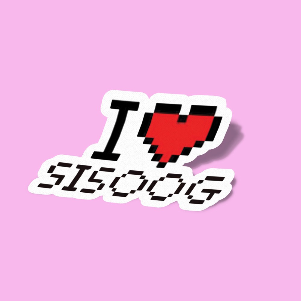 استیکر I Love SISOOG-1