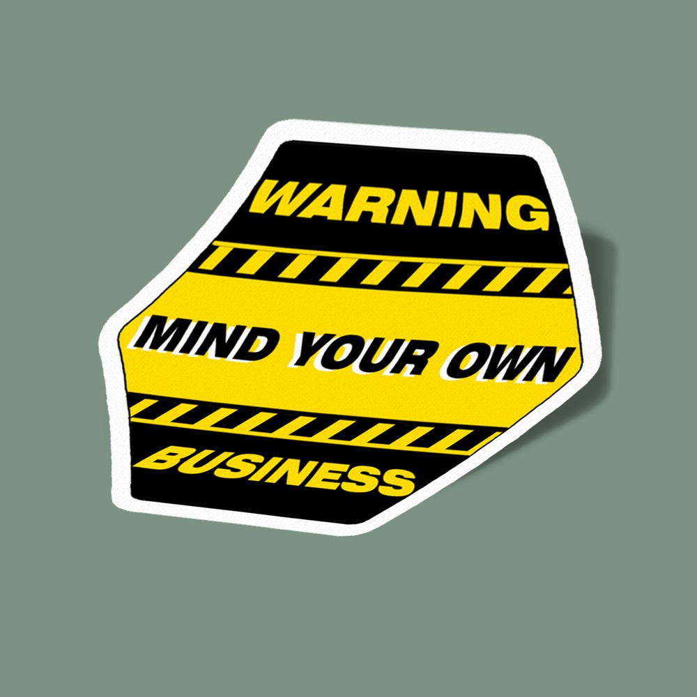 استیکر Third Warning