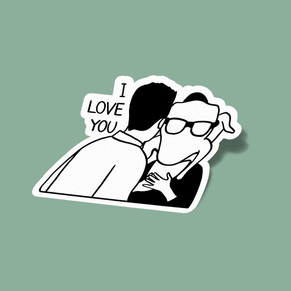 استیکر I love you-chandler