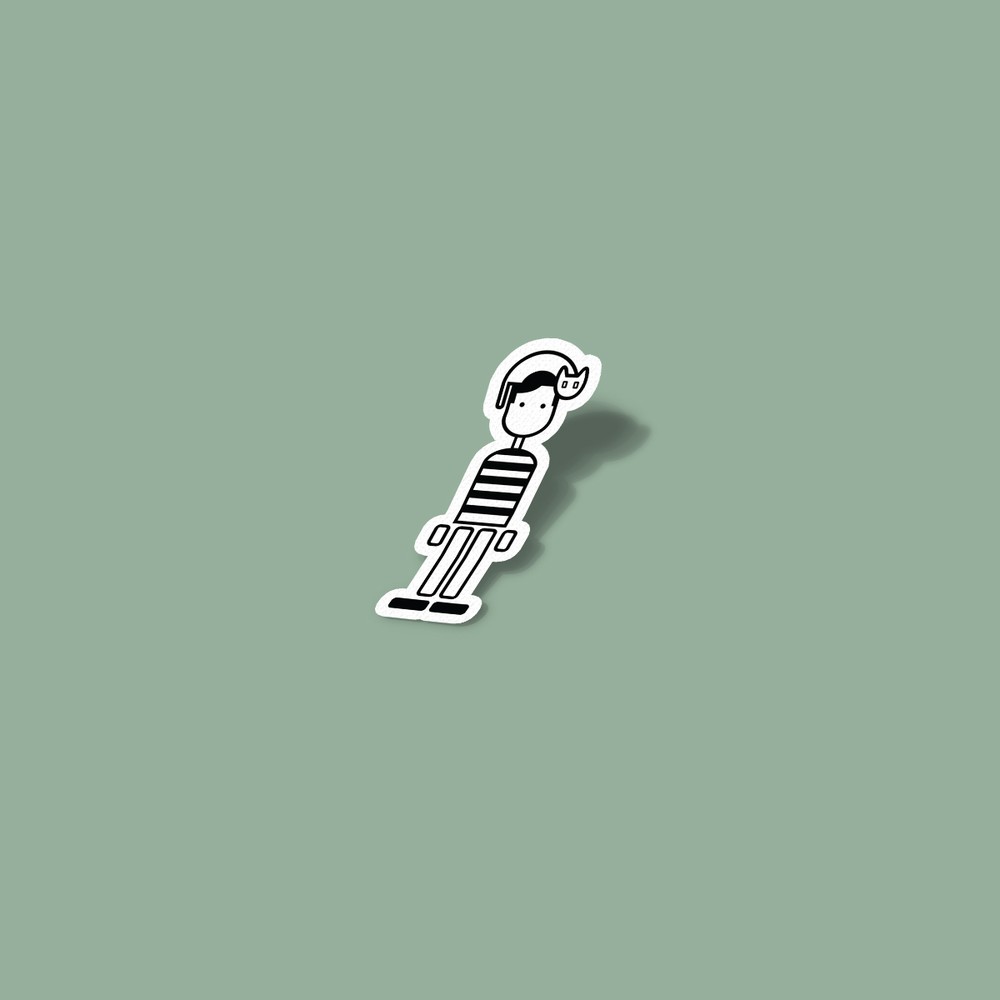 استیکر Meow Boy