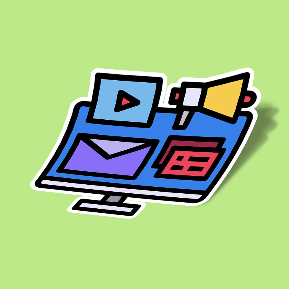 استیکر digital marketing 4