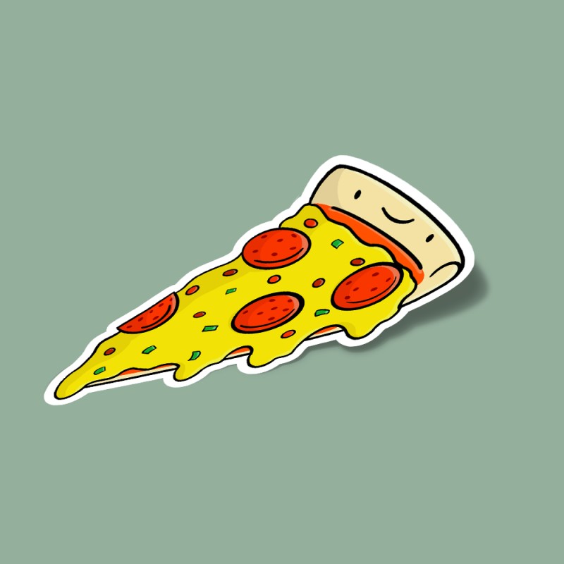 استیکر Pepperoni pizza