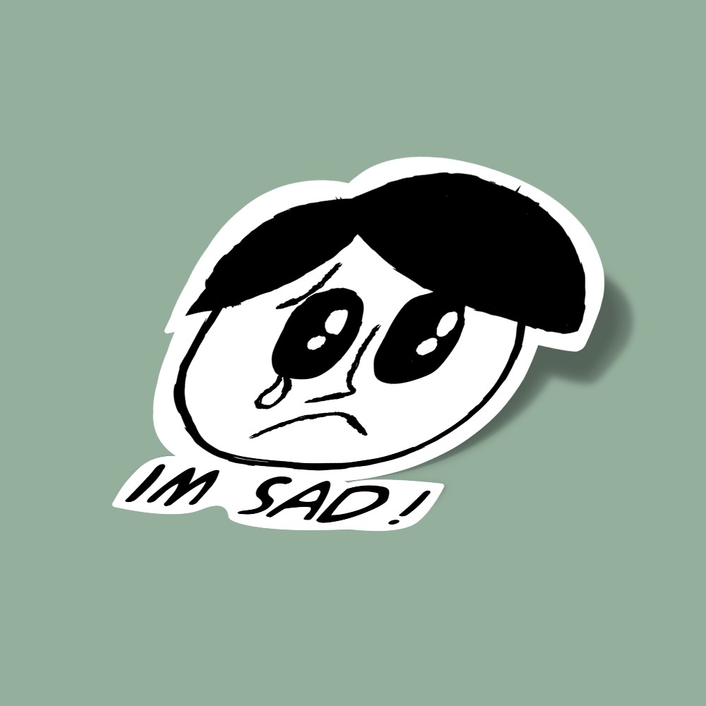 استیکر Im sad