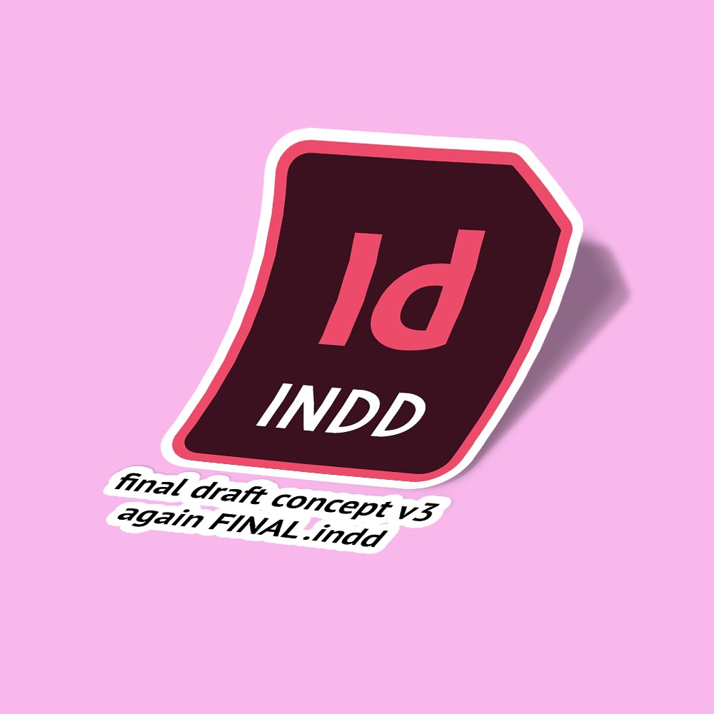 استیکر InDesign File Name