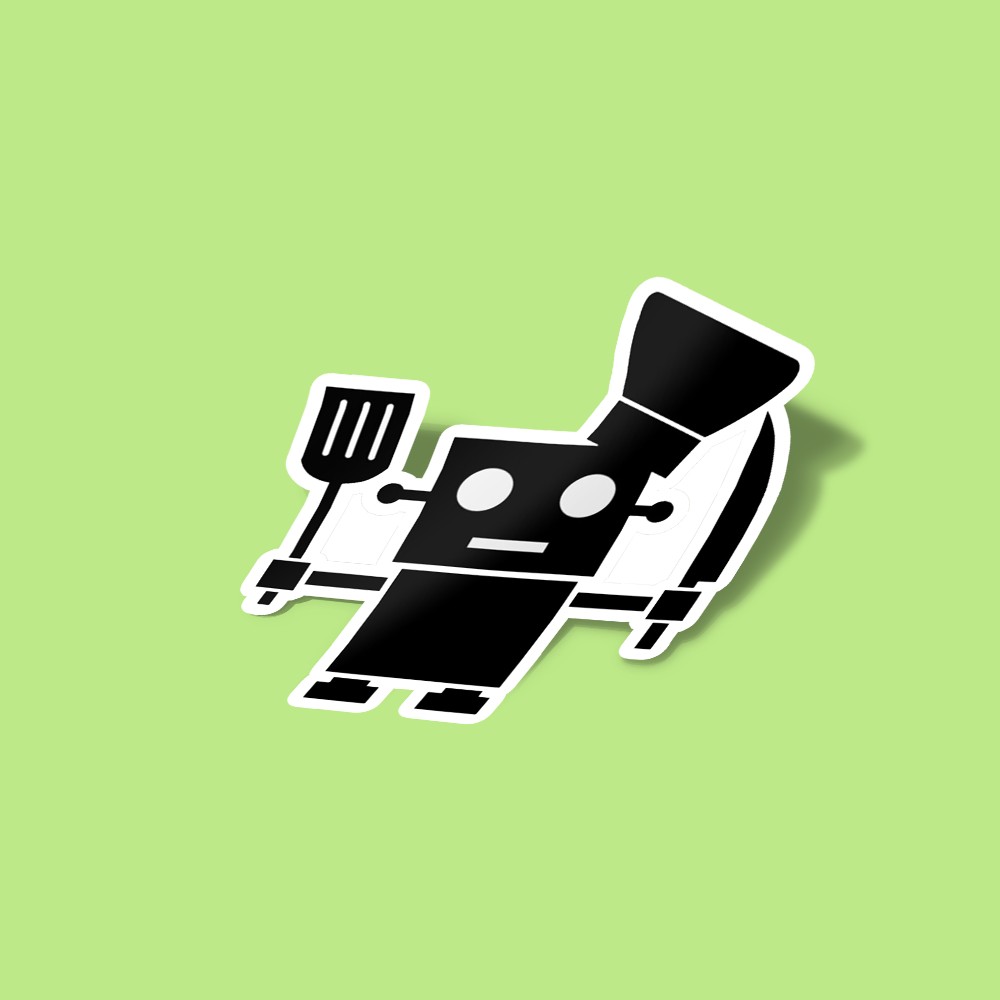 استیکر Robot Chef