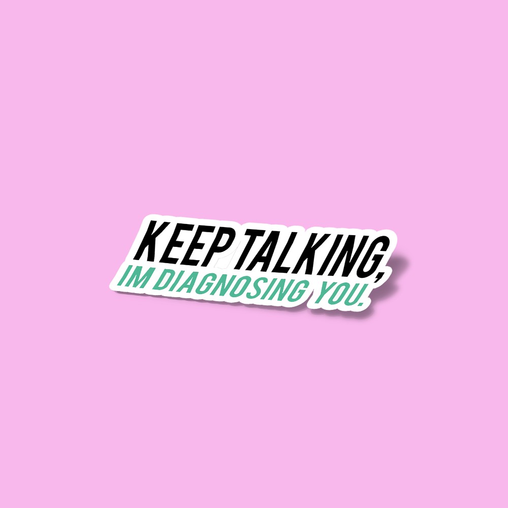 استیکر Keep talking