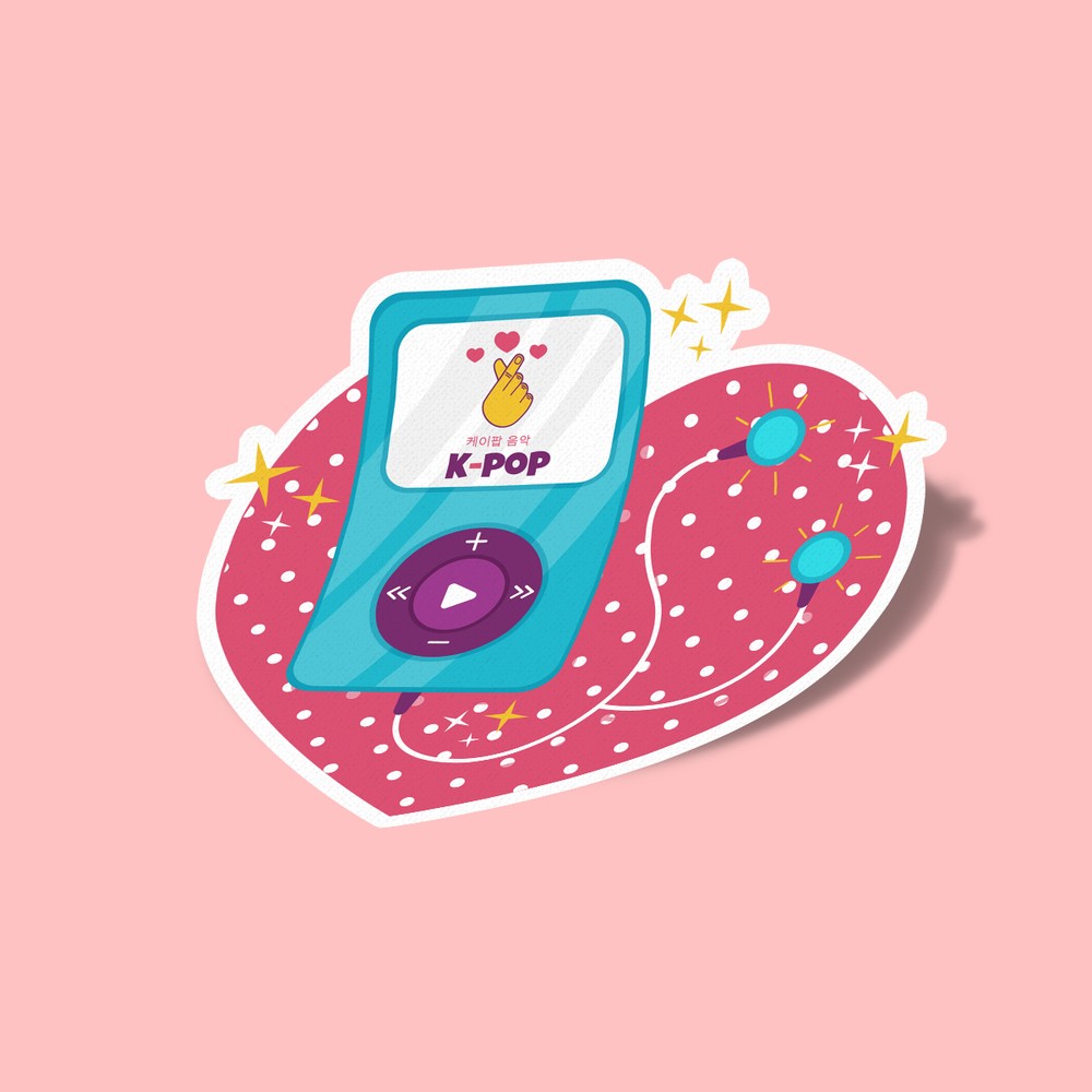 استیکر kpop music