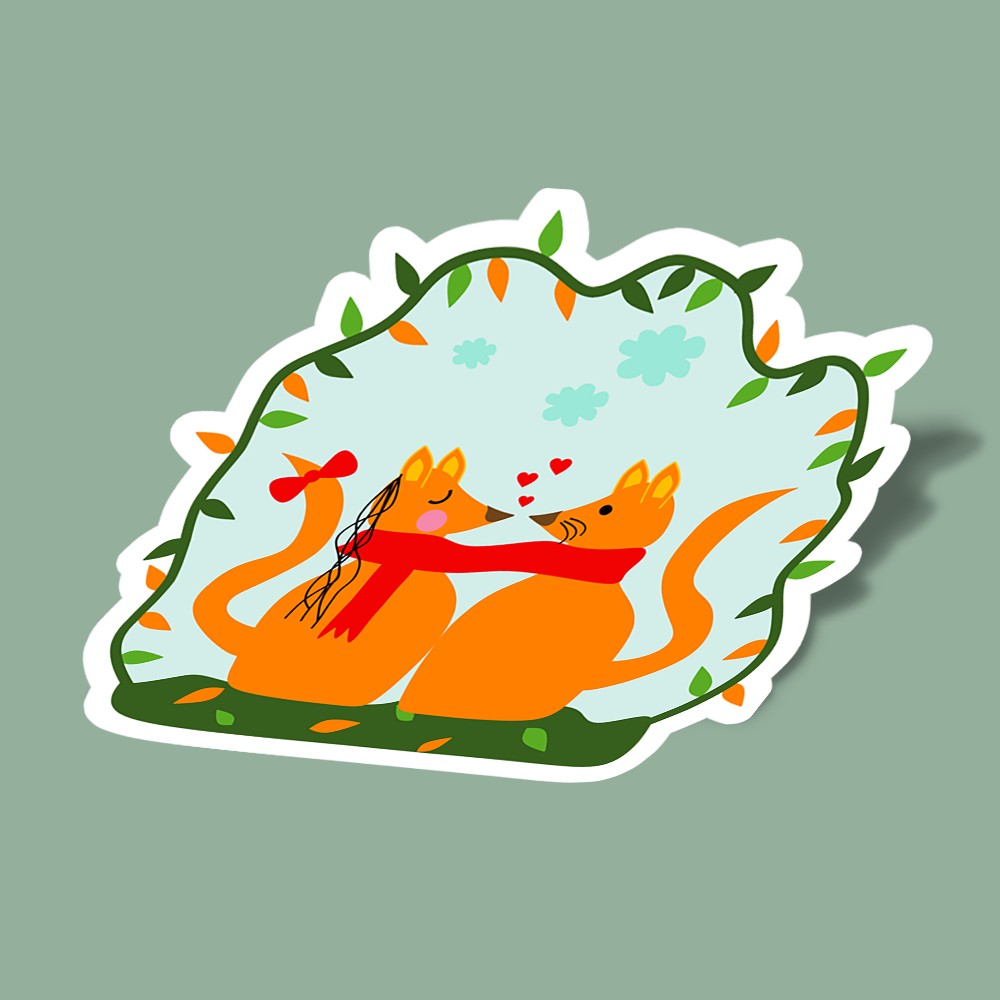 استیکر fox