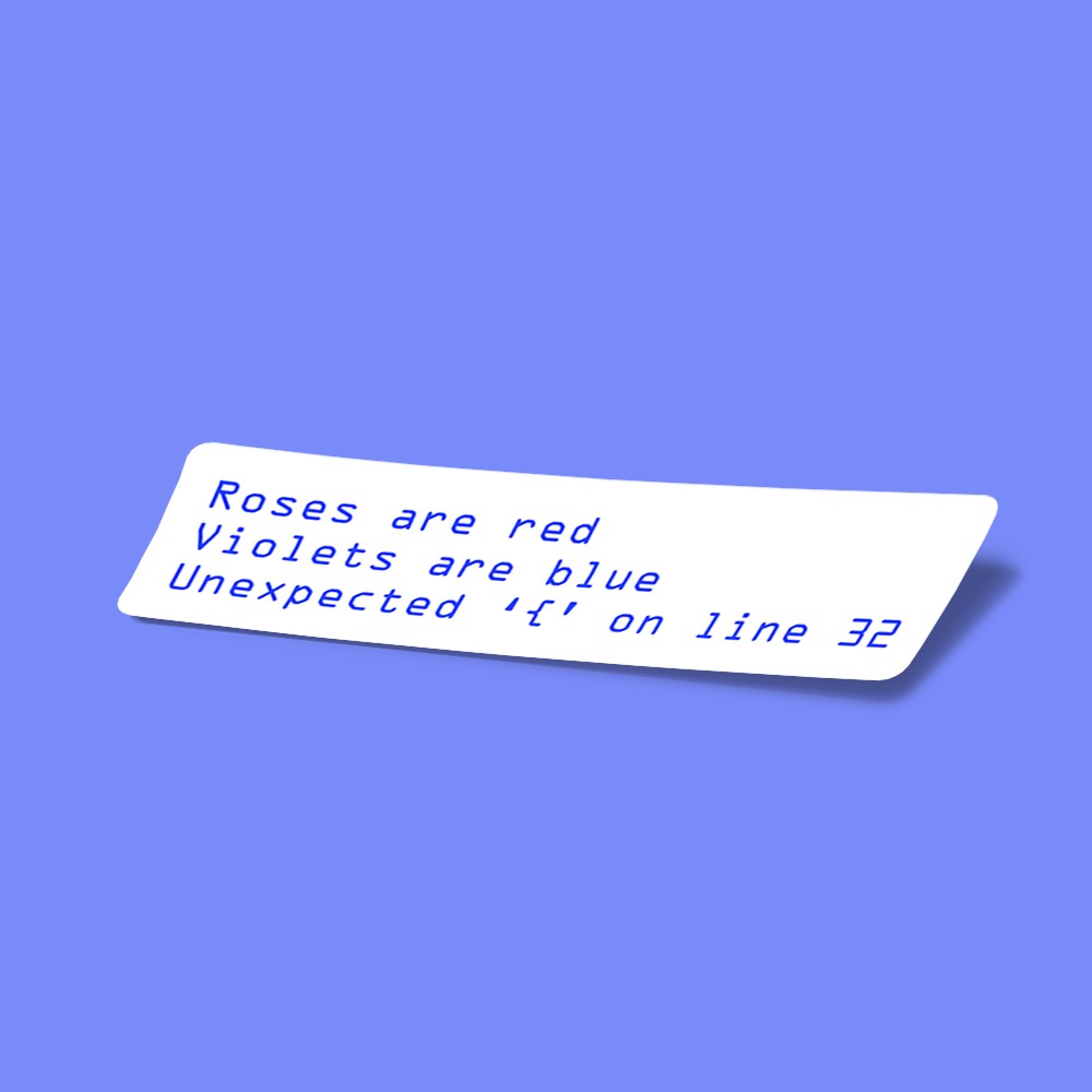 استیکر unexpected error JSSTIC15610
