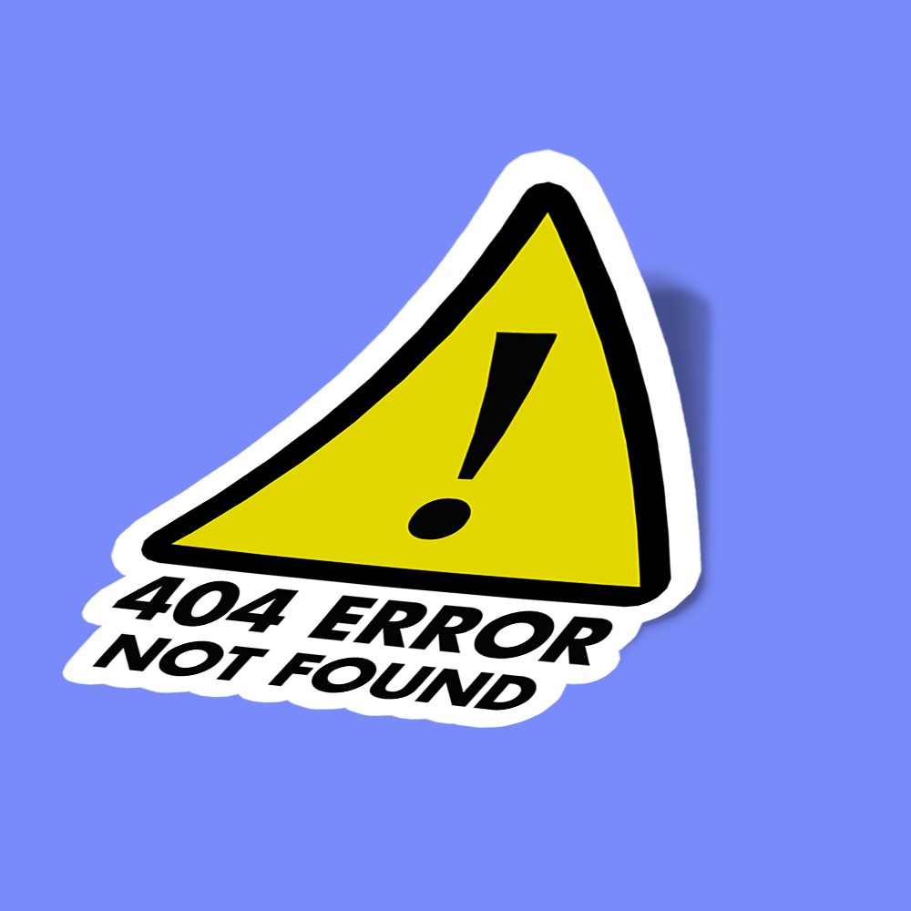 استیکر 404 error not found