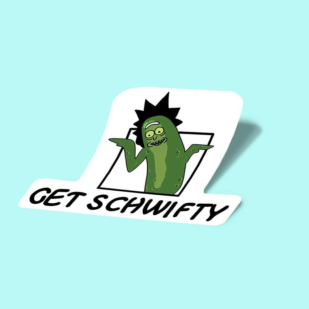 استیکر rick schwifty