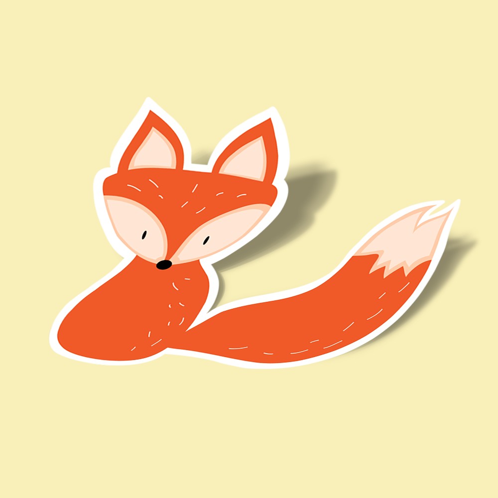 استیکر idea fox