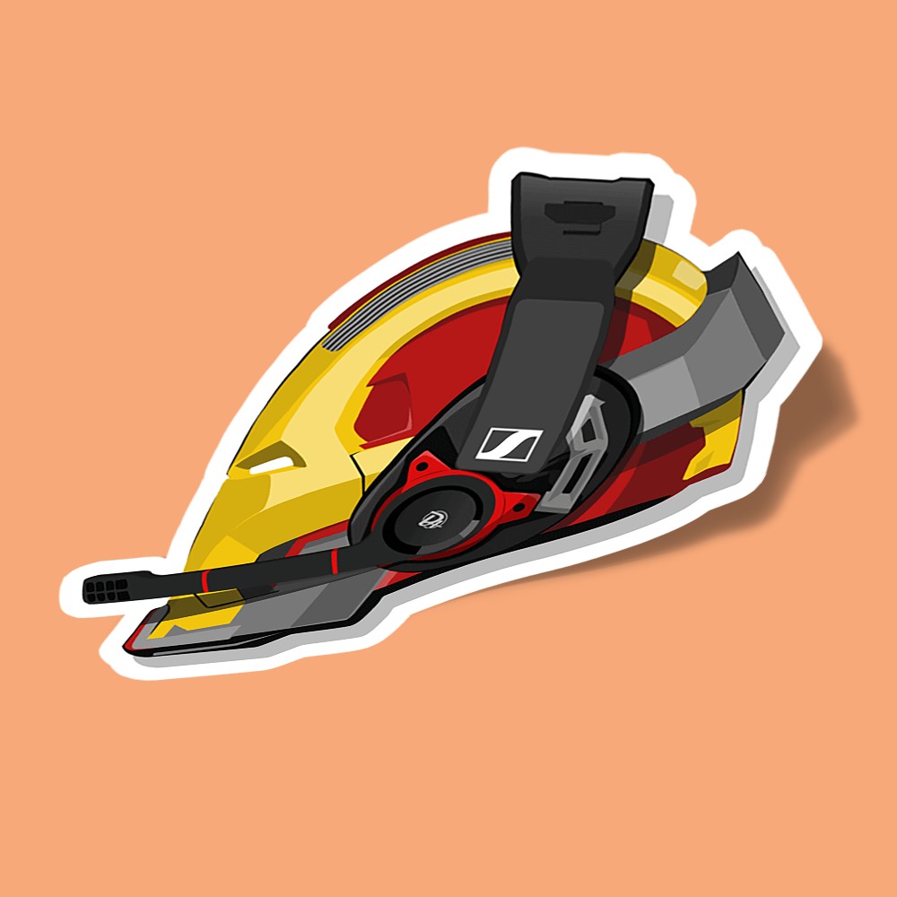 استیکر gamer ironman