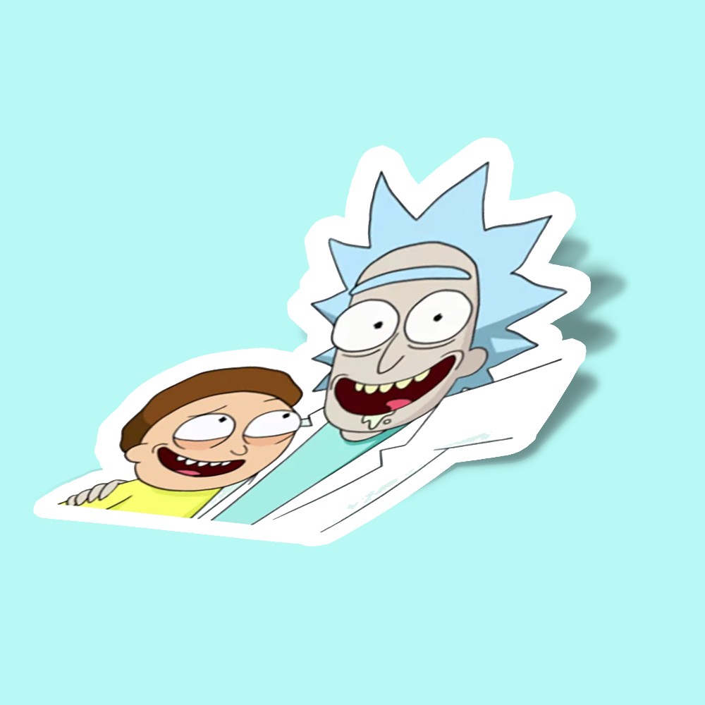 استیکر proud of you morty boy